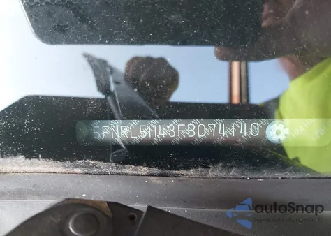 2015 Honda Odyssey Ex z USA, uszkodzony, nr VIN 5FNRL5H43FB074140